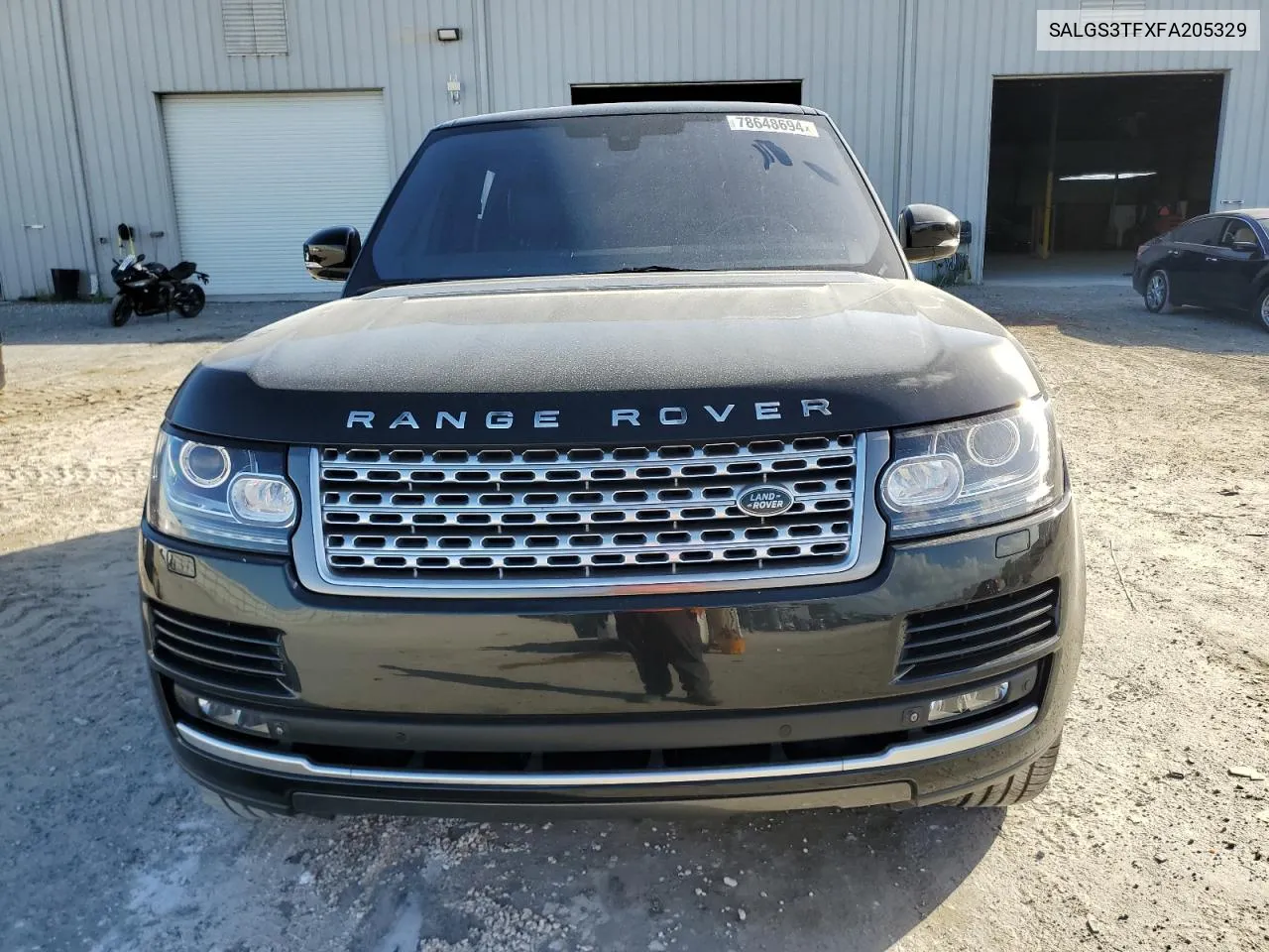 2015 Land Rover Range Rover Supercharged VIN: SALGS3TFXFA205329 Lot: 78648694