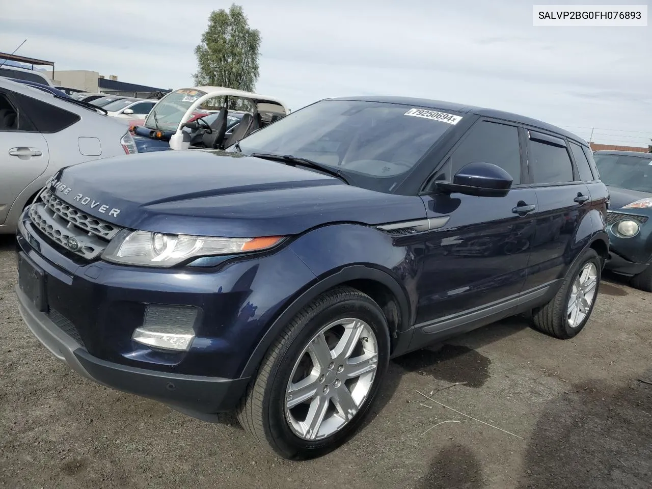 2015 Land Rover Range Rover Evoque Pure Plus VIN: SALVP2BG0FH076893 Lot: 79250694