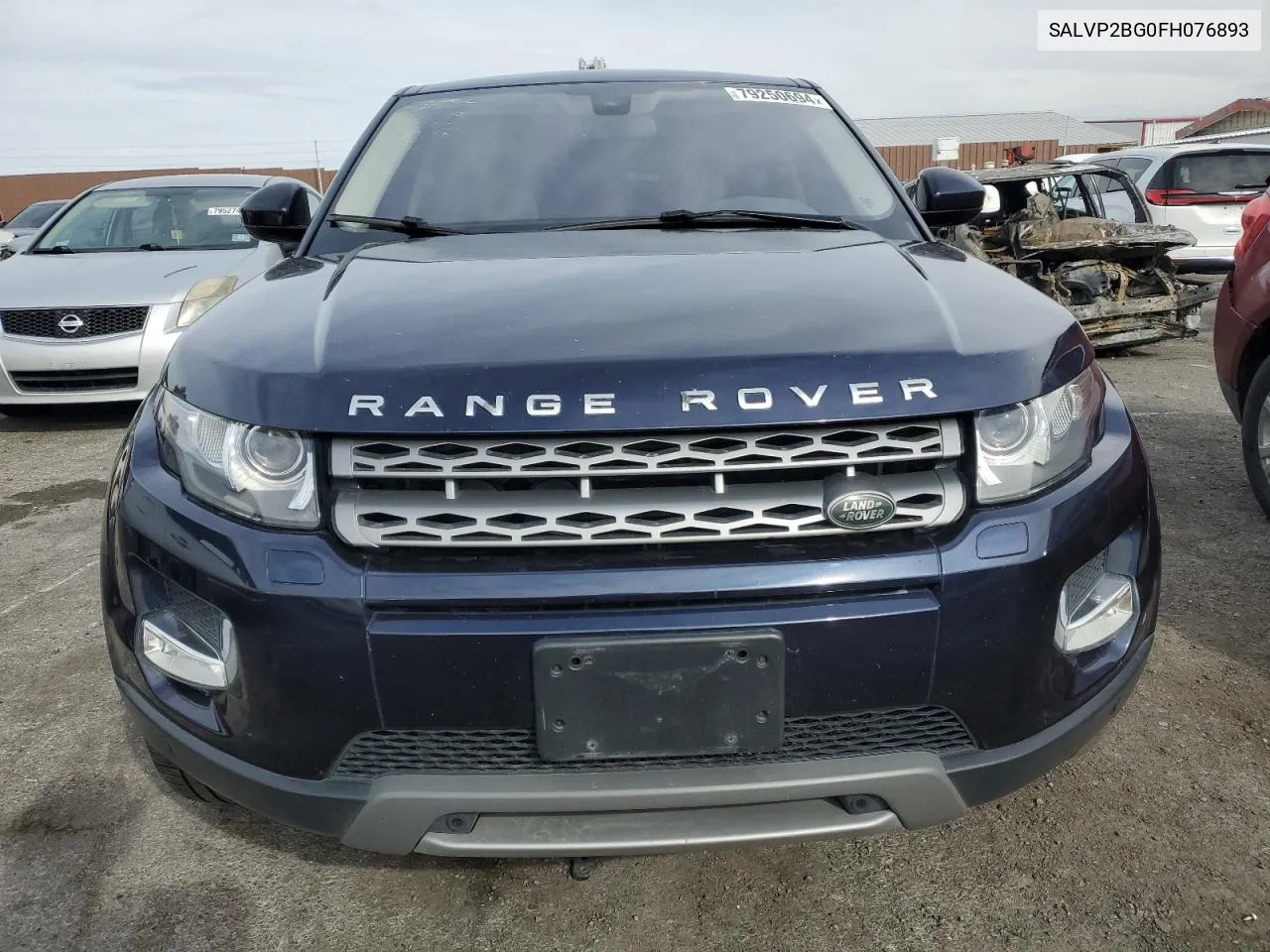 2015 Land Rover Range Rover Evoque Pure Plus VIN: SALVP2BG0FH076893 Lot: 79250694