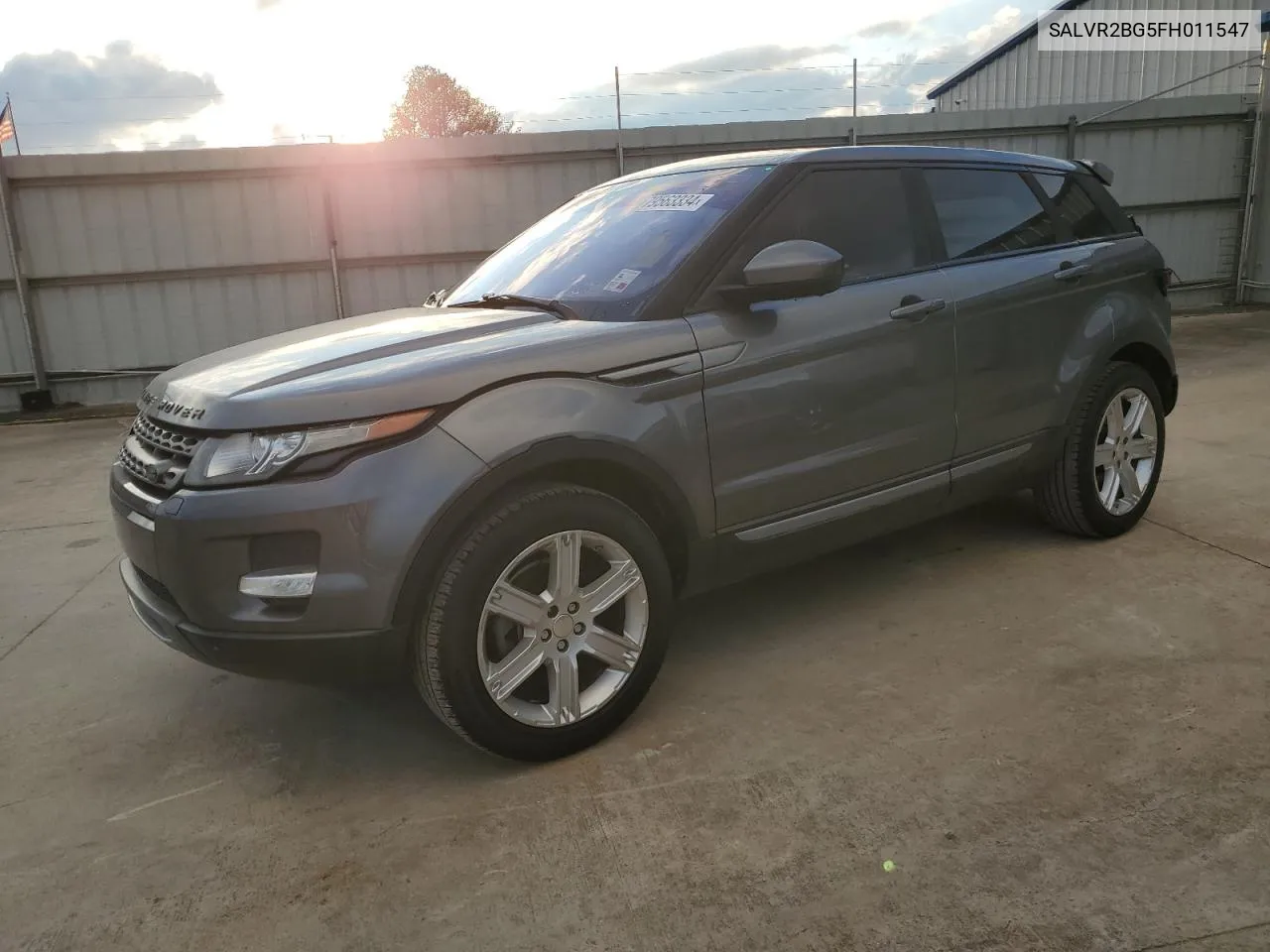 2015 Land Rover Range Rover Evoque Pure Premium VIN: SALVR2BG5FH011547 Lot: 79563334