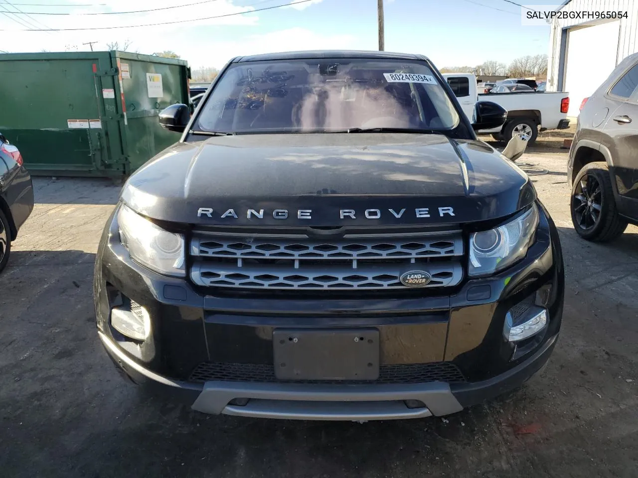 2015 Land Rover Range Rover Evoque Pure Plus VIN: SALVP2BGXFH965054 Lot: 80249394