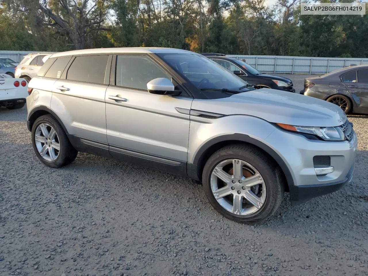 2015 Land Rover Range Rover Evoque Pure Plus VIN: SALVP2BG6FH014219 Lot: 80329534