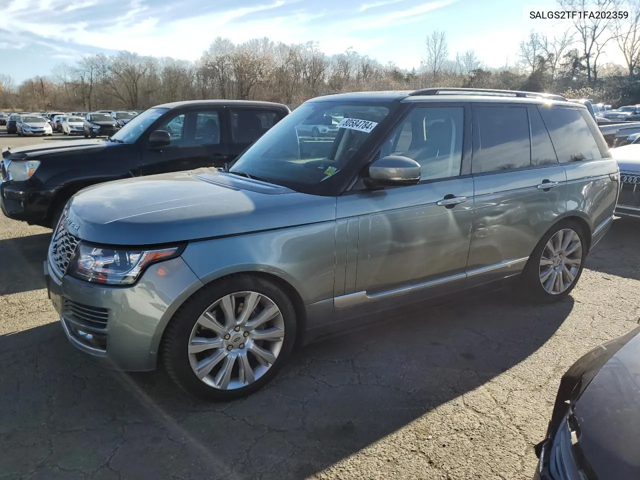 2015 Land Rover Range Rover Supercharged VIN: SALGS2TF1FA202359 Lot: 80584784