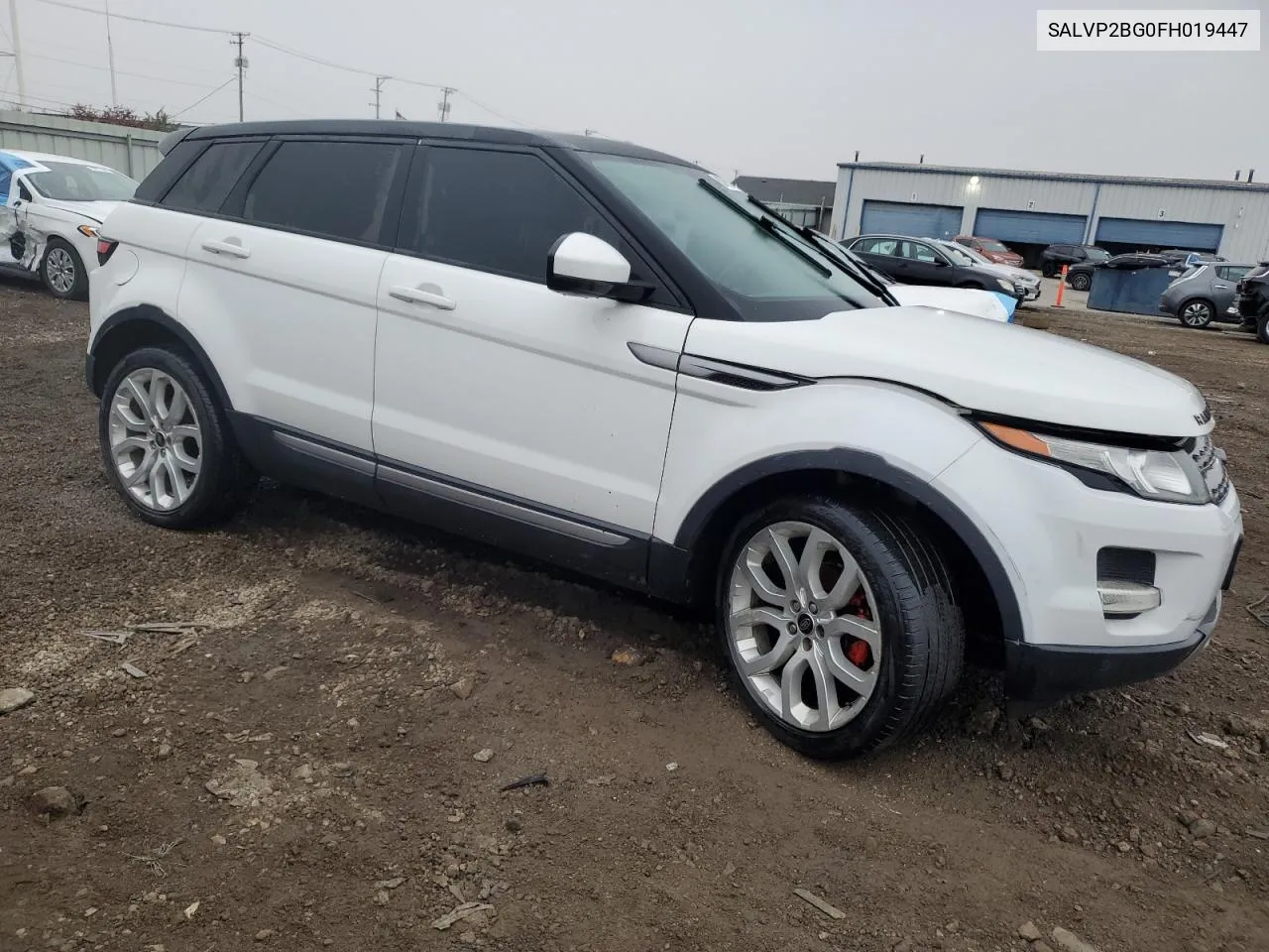 2015 Land Rover Range Rover Evoque Pure Plus VIN: SALVP2BG0FH019447 Lot: 80798214