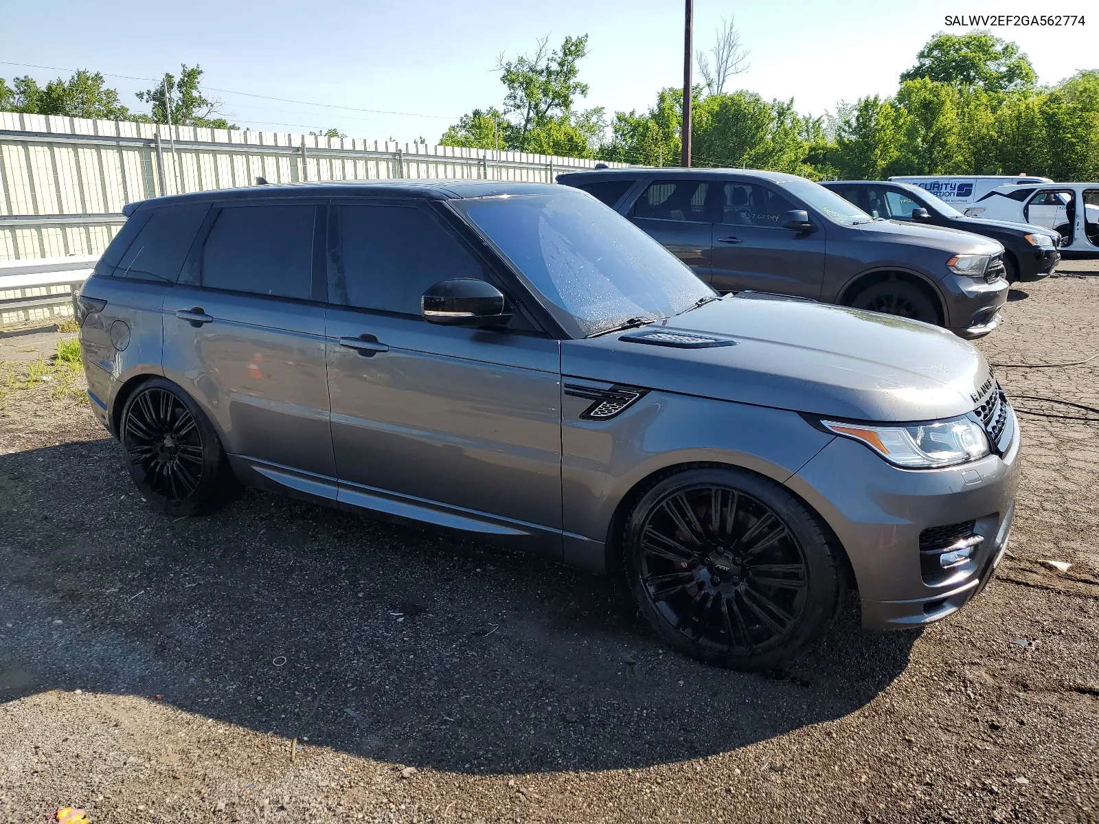 2016 Land Rover Range Rover Sport Autobiography VIN: SALWV2EF2GA562774 Lot: 55196124