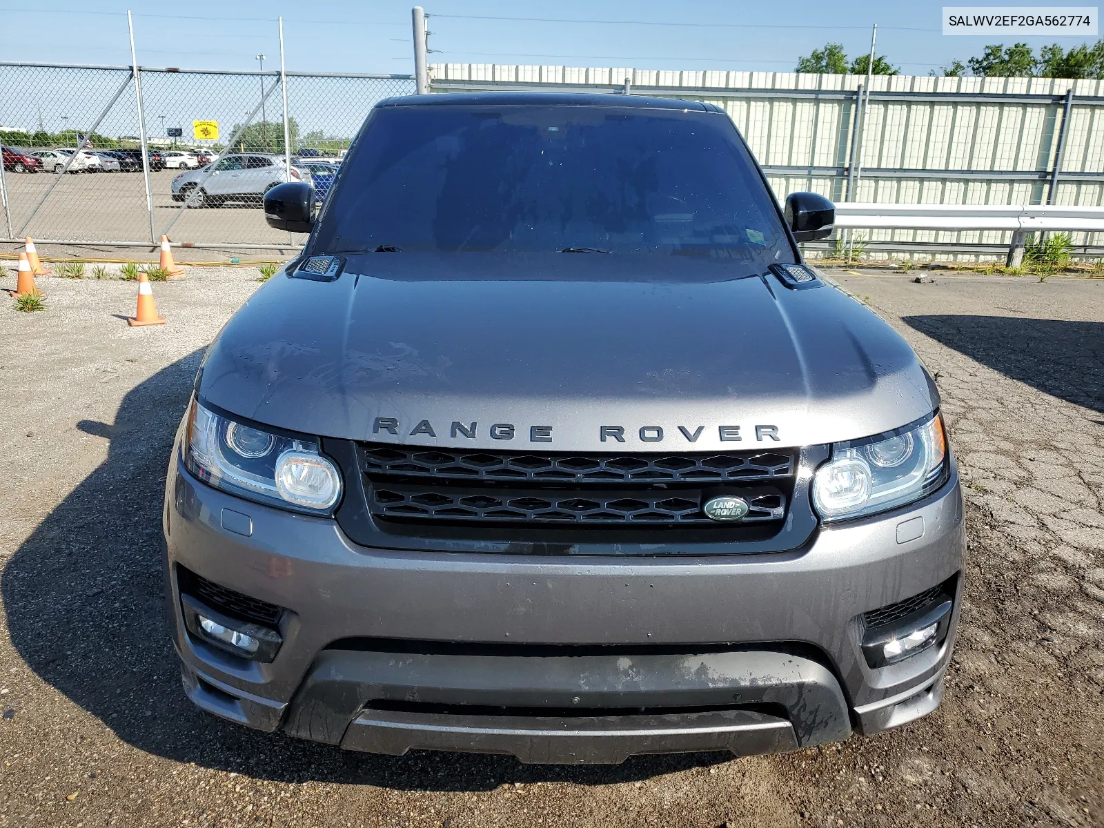 2016 Land Rover Range Rover Sport Autobiography VIN: SALWV2EF2GA562774 Lot: 55196124