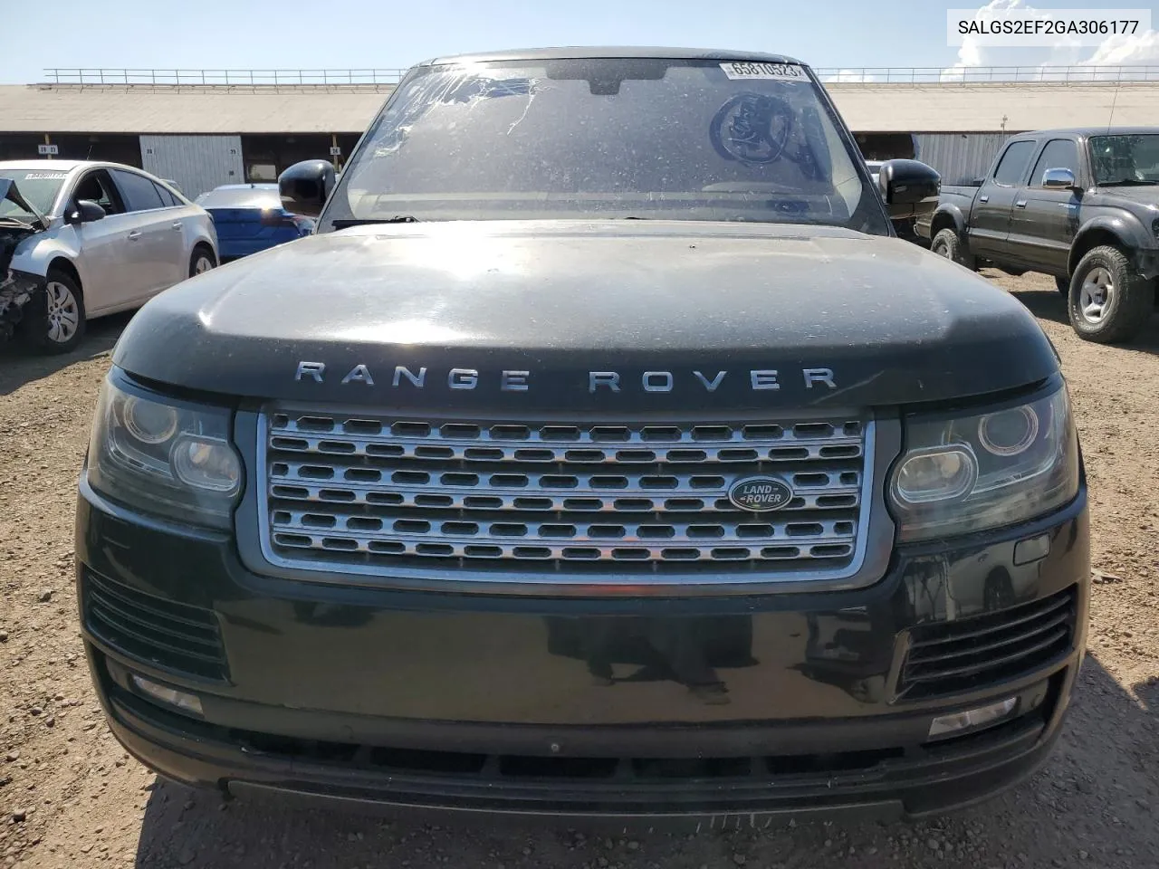 2016 Land Rover Range Rover Supercharged VIN: SALGS2EF2GA306177 Lot: 58883664