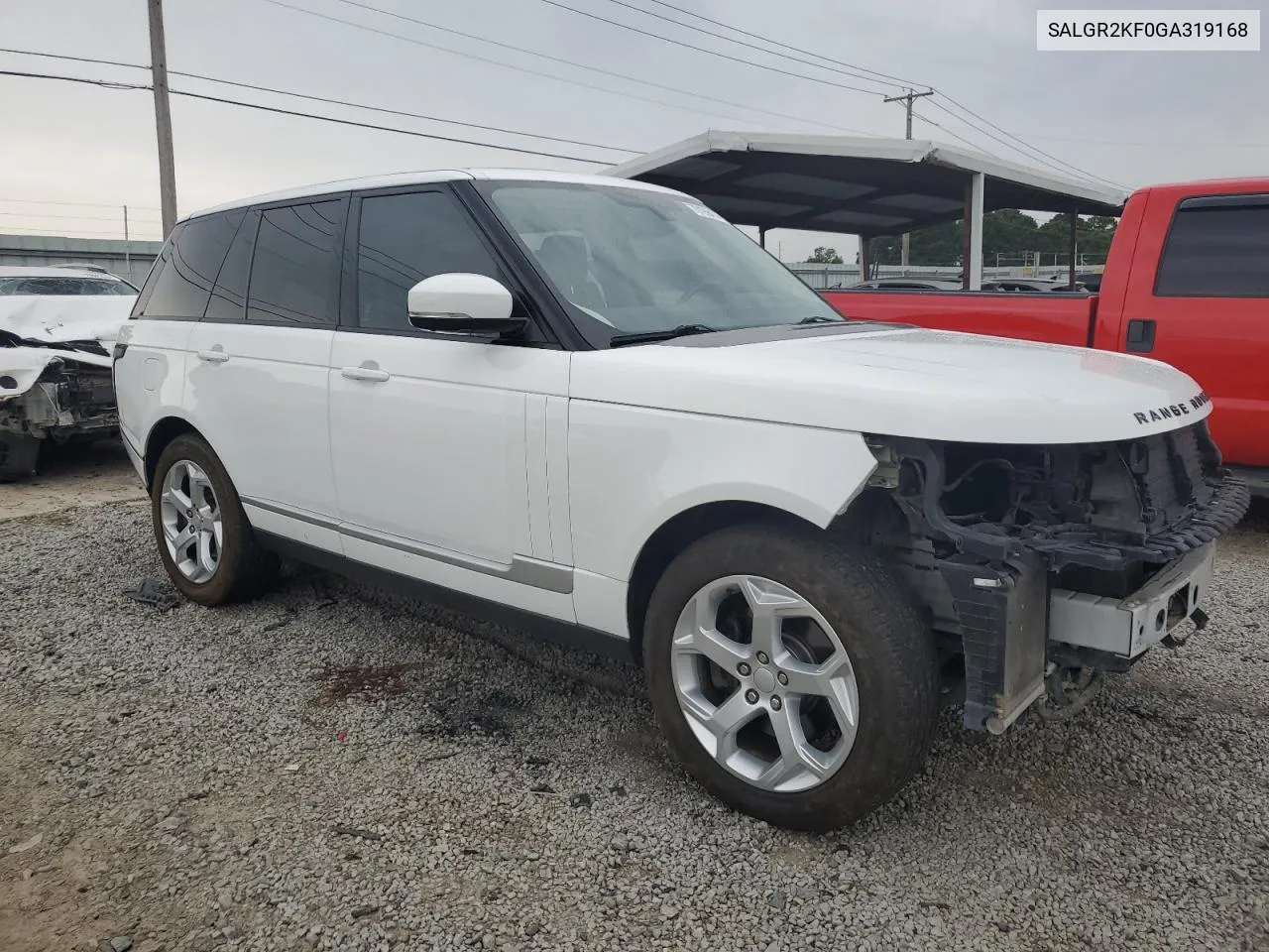 2016 Land Rover Range Rover VIN: SALGR2KF0GA319168 Lot: 70199414