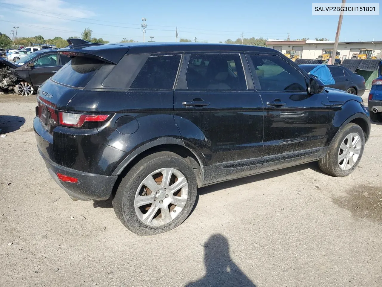 2016 Land Rover Range Rover Evoque Se VIN: SALVP2BG3GH151801 Lot: 72400994