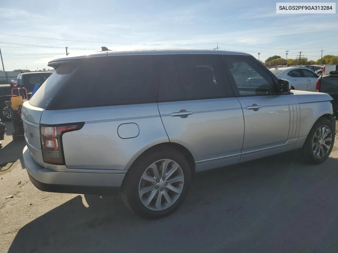 2016 Land Rover Range Rover Hse VIN: SALGS2PF9GA313284 Lot: 73521874