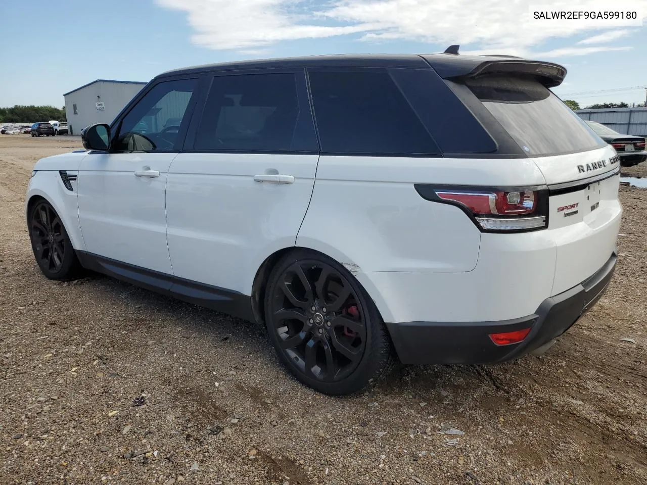 2016 Land Rover Range Rover Sport Sc VIN: SALWR2EF9GA599180 Lot: 74944214