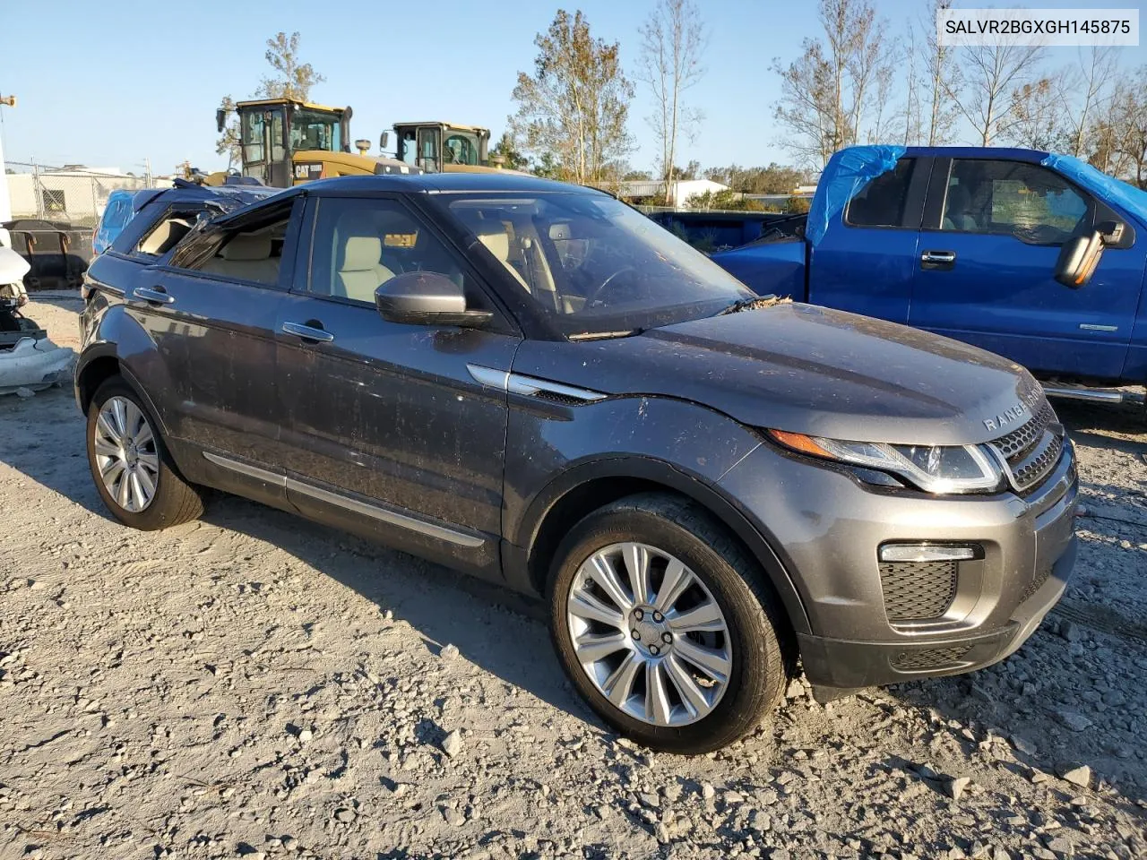 2016 Land Rover Range Rover Evoque Hse VIN: SALVR2BGXGH145875 Lot: 75222944