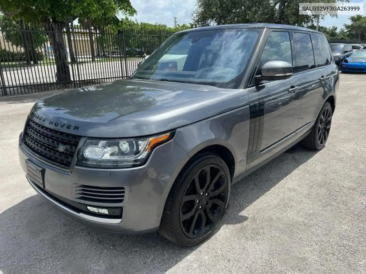 2016 Land Rover Range Rover Hse VIN: SALGS2VF3GA263999 Lot: 78108094