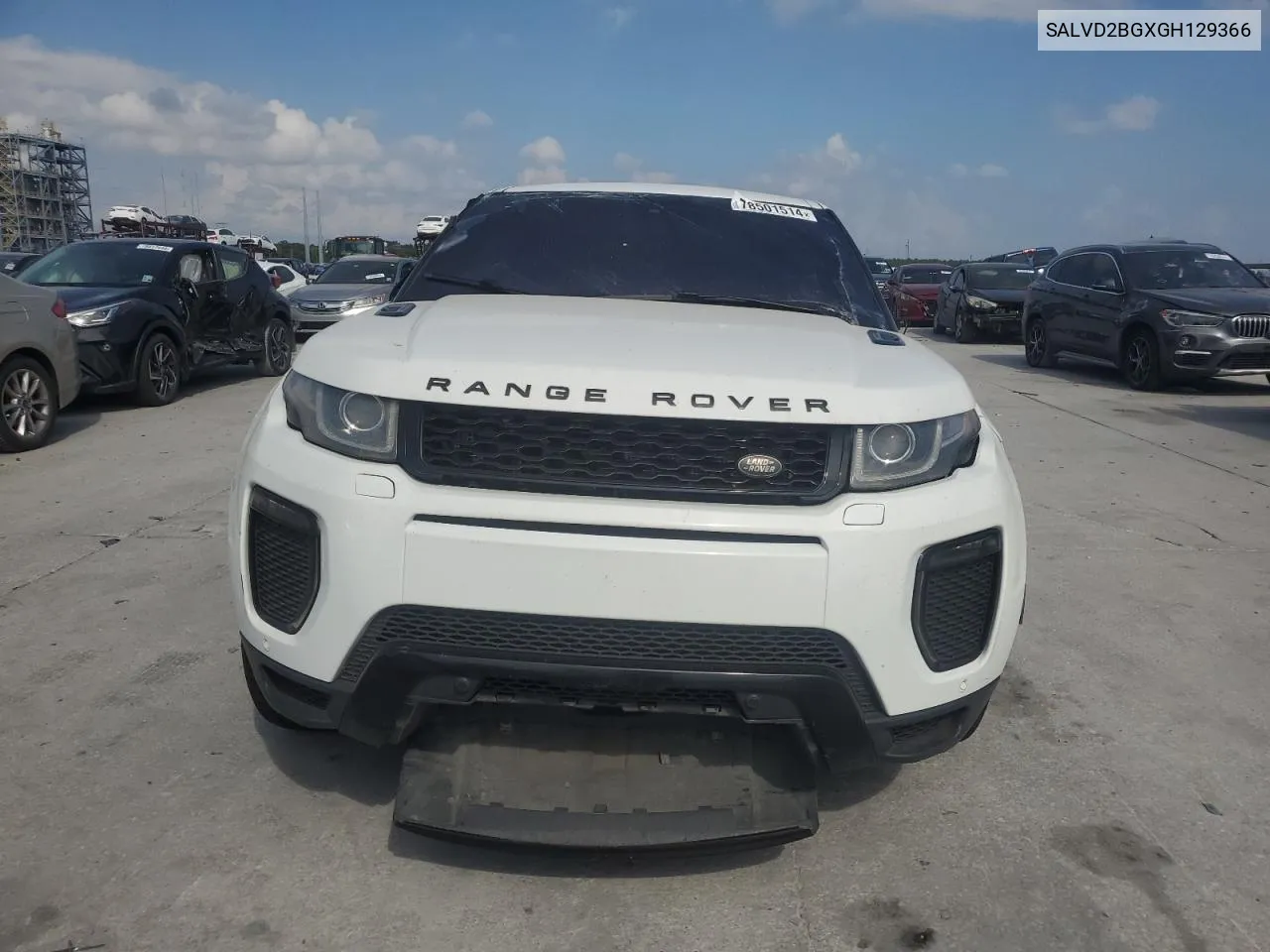 2016 Land Rover Range Rover Evoque Hse Dynamic VIN: SALVD2BGXGH129366 Lot: 78501514