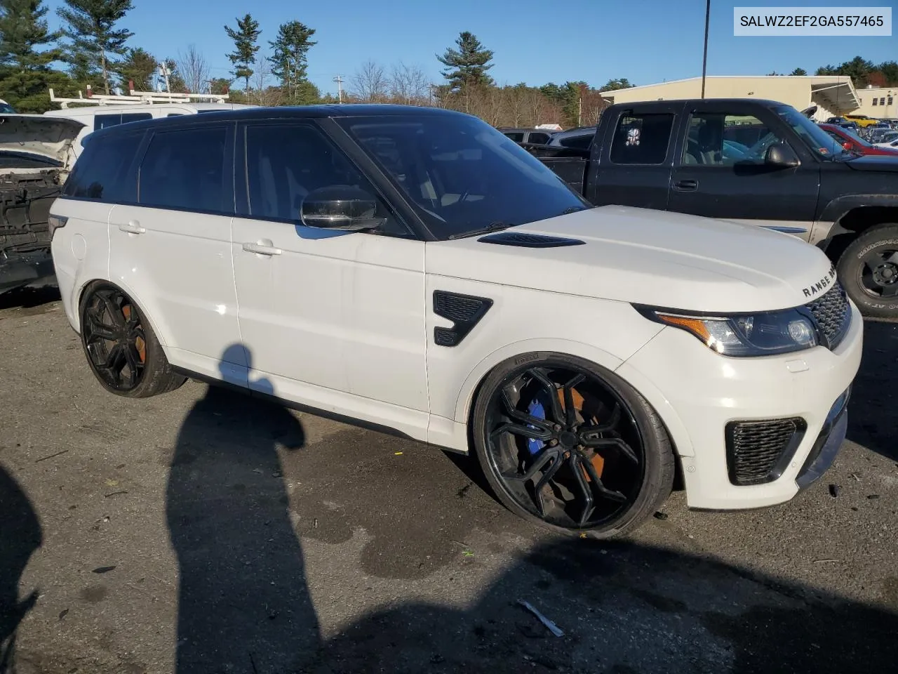 2016 Land Rover Range Rover Sport Svr VIN: SALWZ2EF2GA557465 Lot: 78547734