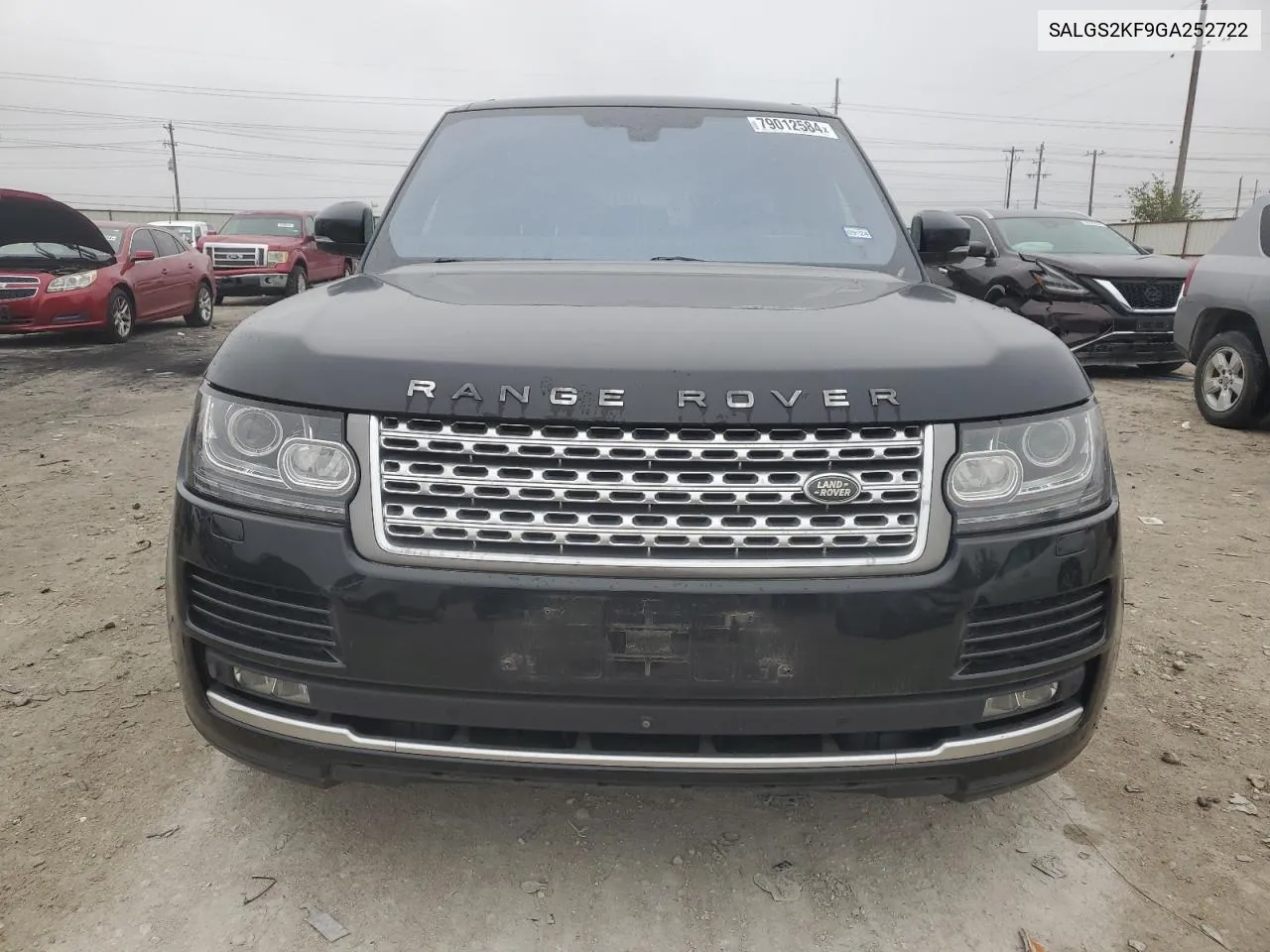 2016 Land Rover Range Rover Hse VIN: SALGS2KF9GA252722 Lot: 79012584