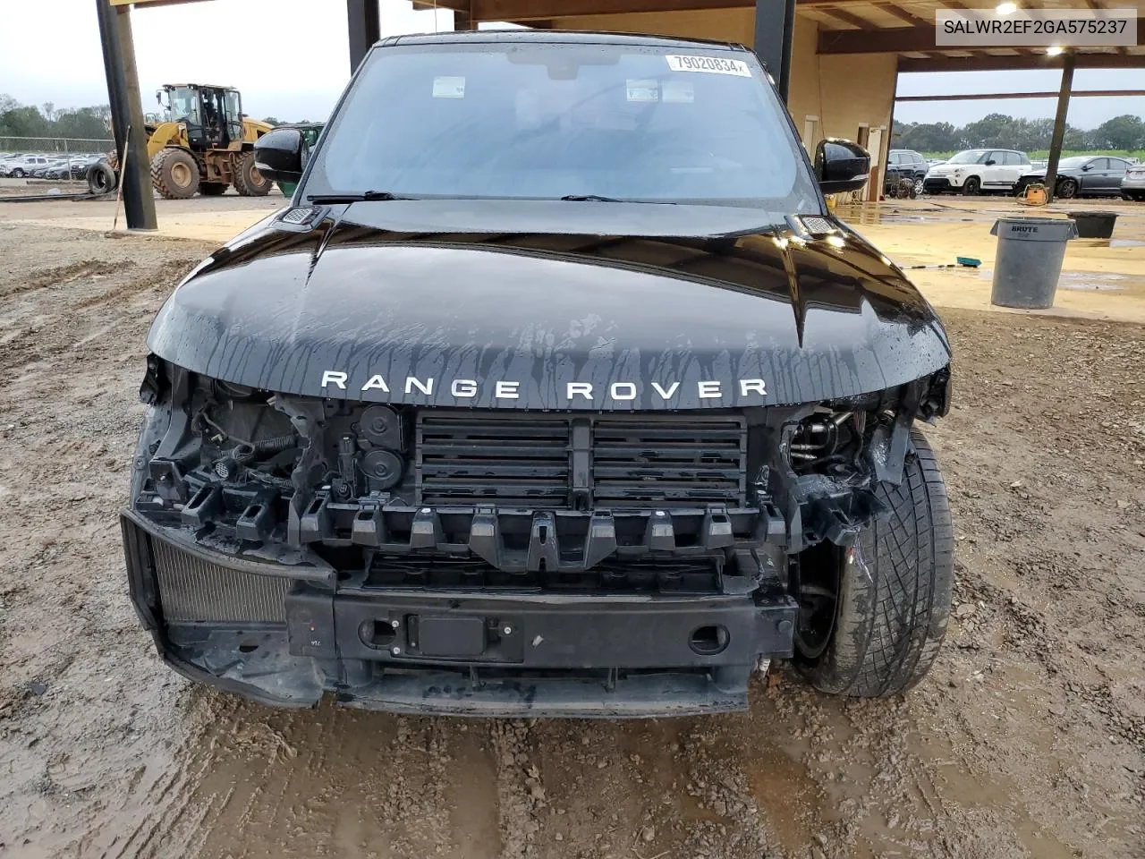 2016 Land Rover Range Rover Sport Sc VIN: SALWR2EF2GA575237 Lot: 79020834