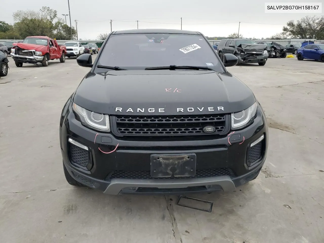 2016 Land Rover Range Rover Evoque Se VIN: SALVP2BG7GH158167 Lot: 79077354