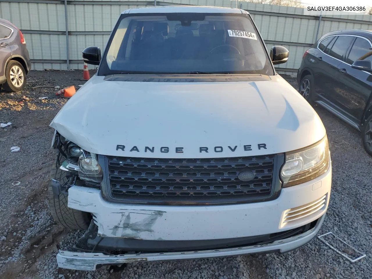 2016 Land Rover Range Rover Autobiography VIN: SALGV3EF4GA306386 Lot: 79257454