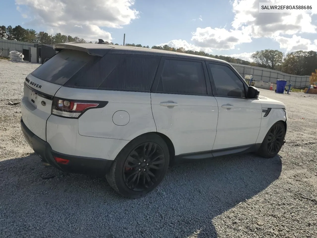 2016 Land Rover Range Rover Sport Sc VIN: SALWR2EF8GA588686 Lot: 79383534