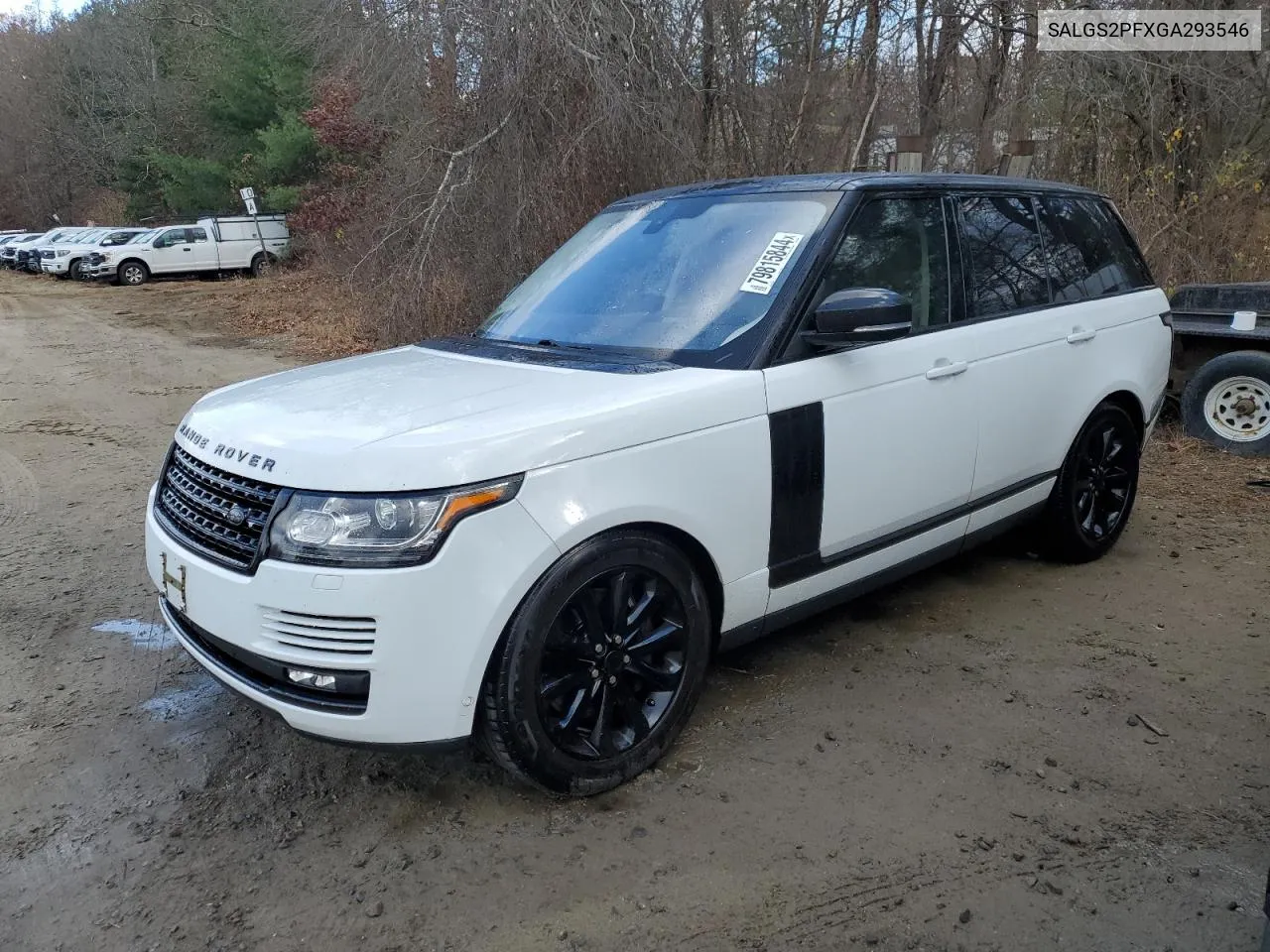 2016 Land Rover Range Rover Hse VIN: SALGS2PFXGA293546 Lot: 79815844