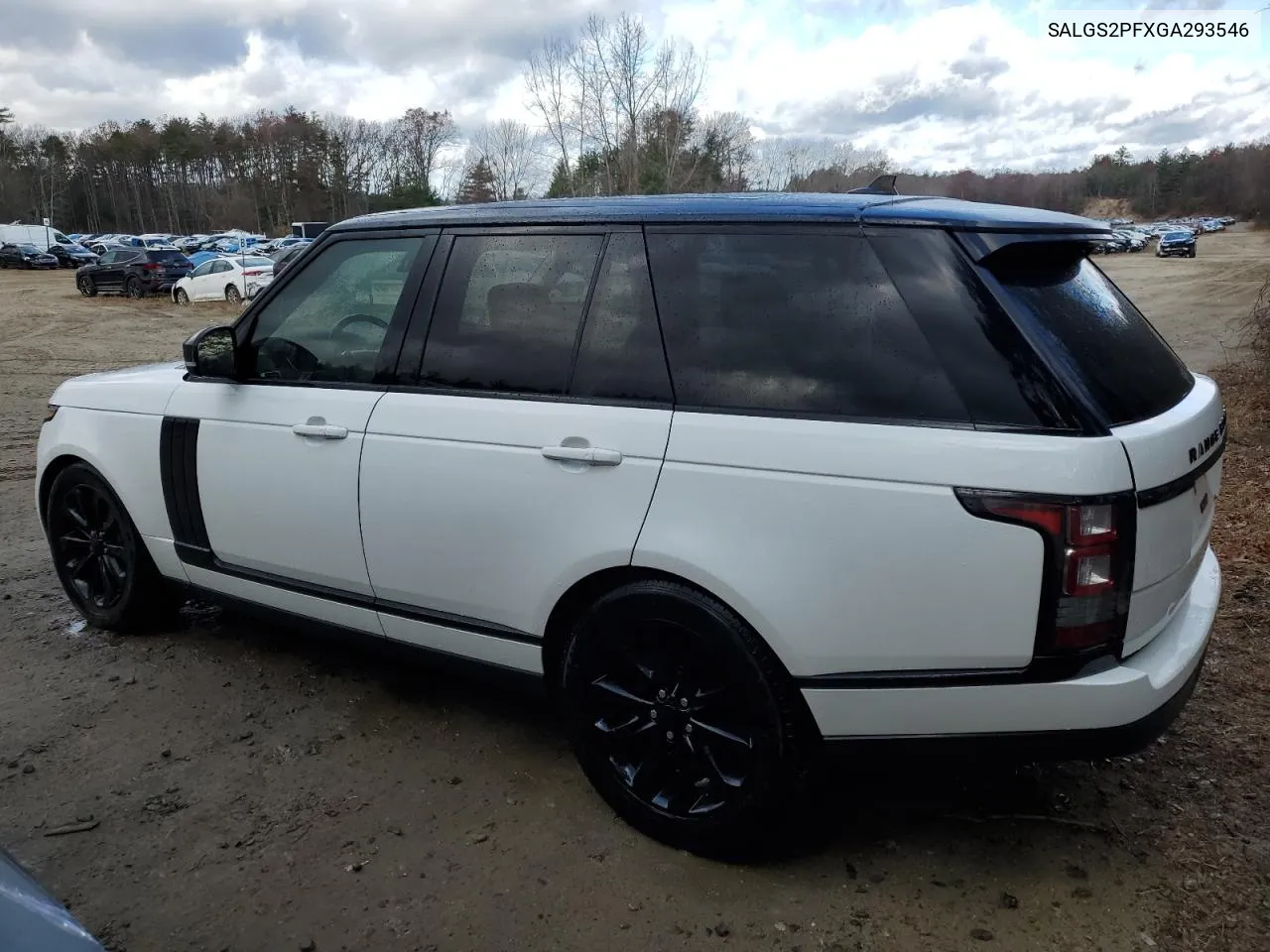 2016 Land Rover Range Rover Hse VIN: SALGS2PFXGA293546 Lot: 79815844