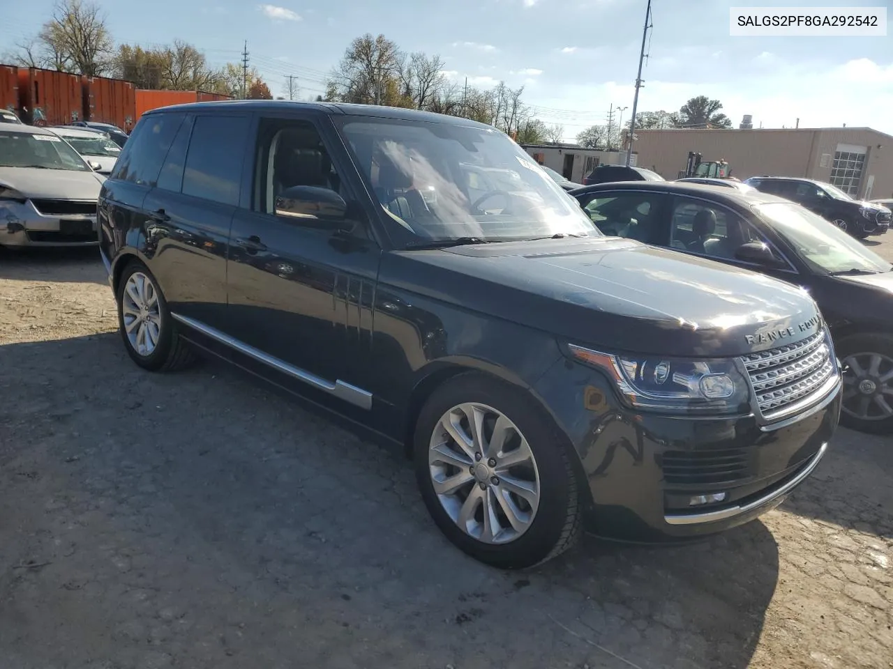 2016 Land Rover Range Rover Hse VIN: SALGS2PF8GA292542 Lot: 79911114