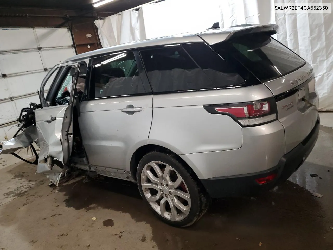 2016 Land Rover Range Rover Sport Sc VIN: SALWR2EF4GA552350 Lot: 80203464