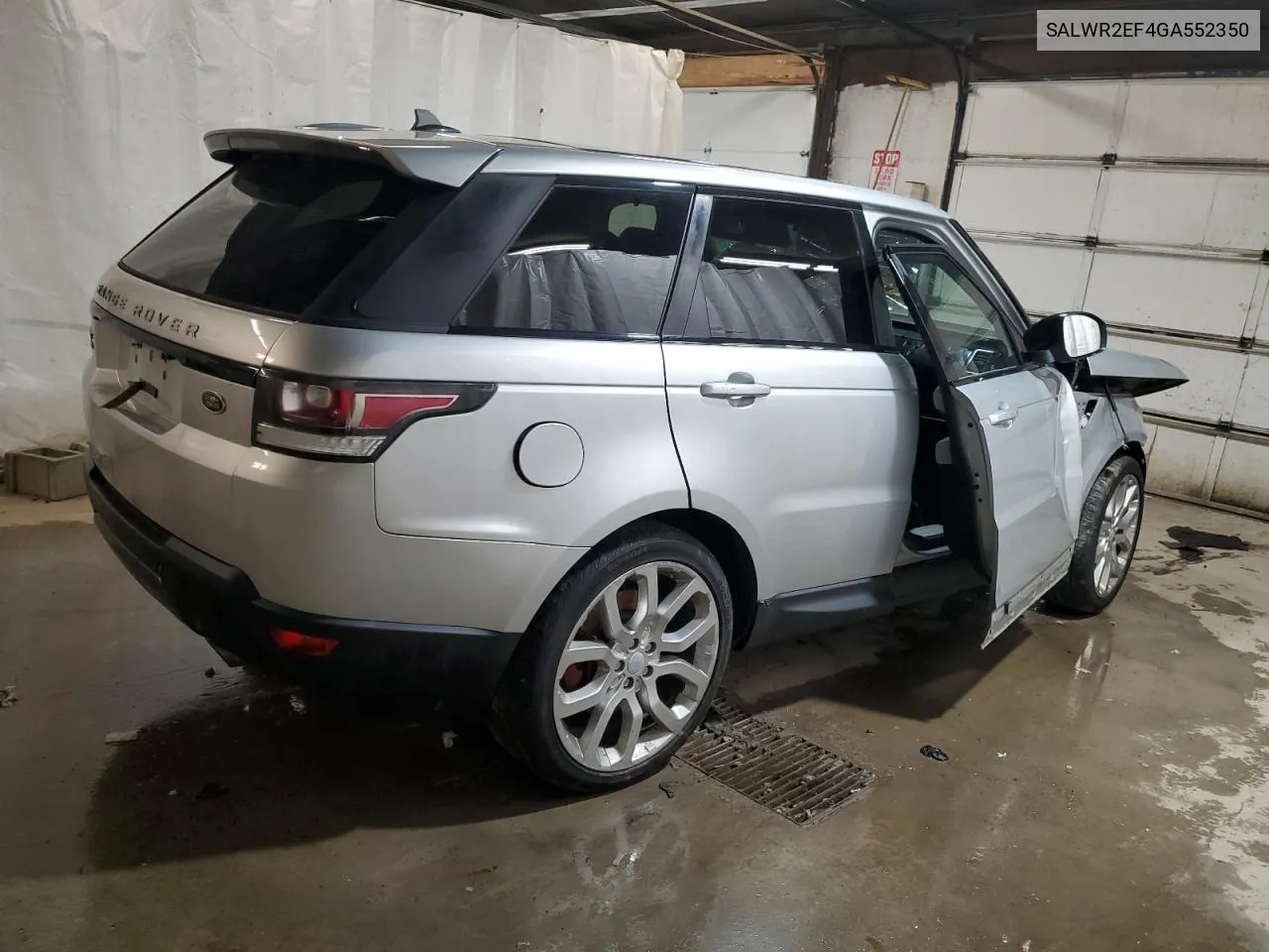 2016 Land Rover Range Rover Sport Sc VIN: SALWR2EF4GA552350 Lot: 80203464