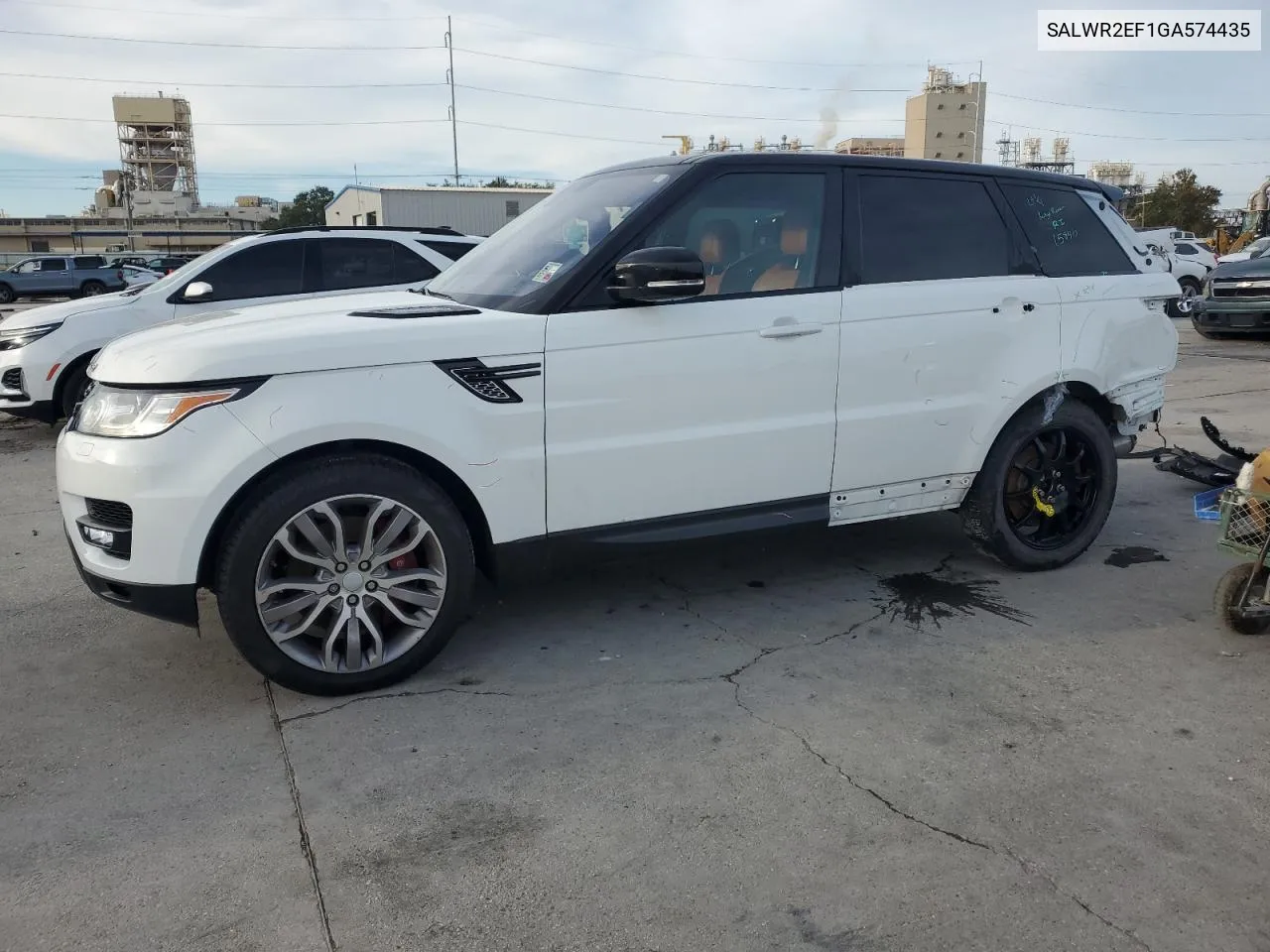 2016 Land Rover Range Rover Sport Sc VIN: SALWR2EF1GA574435 Lot: 80246234