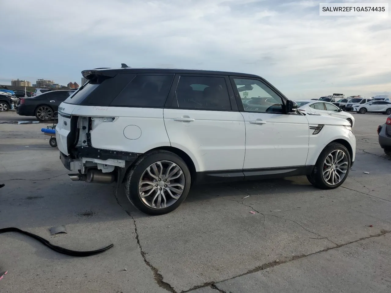 2016 Land Rover Range Rover Sport Sc VIN: SALWR2EF1GA574435 Lot: 80246234