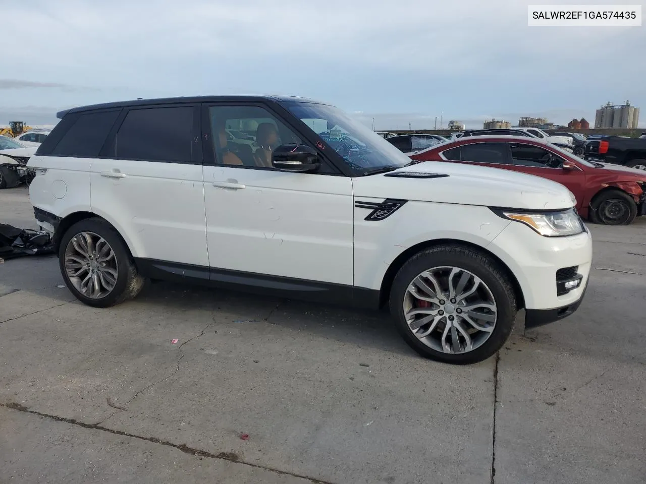 2016 Land Rover Range Rover Sport Sc VIN: SALWR2EF1GA574435 Lot: 80246234