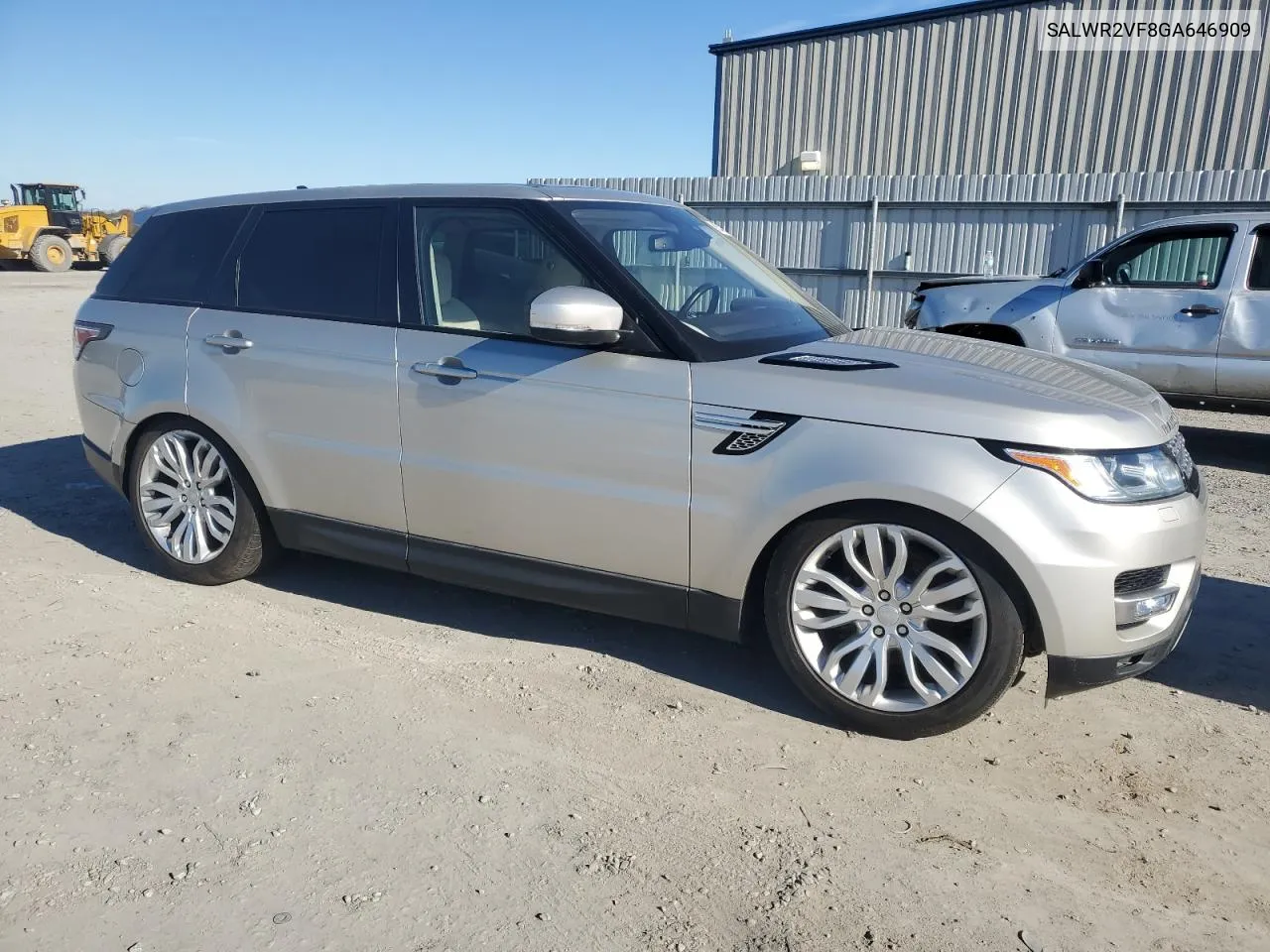 2016 Land Rover Range Rover Sport Hse VIN: SALWR2VF8GA646909 Lot: 80546924