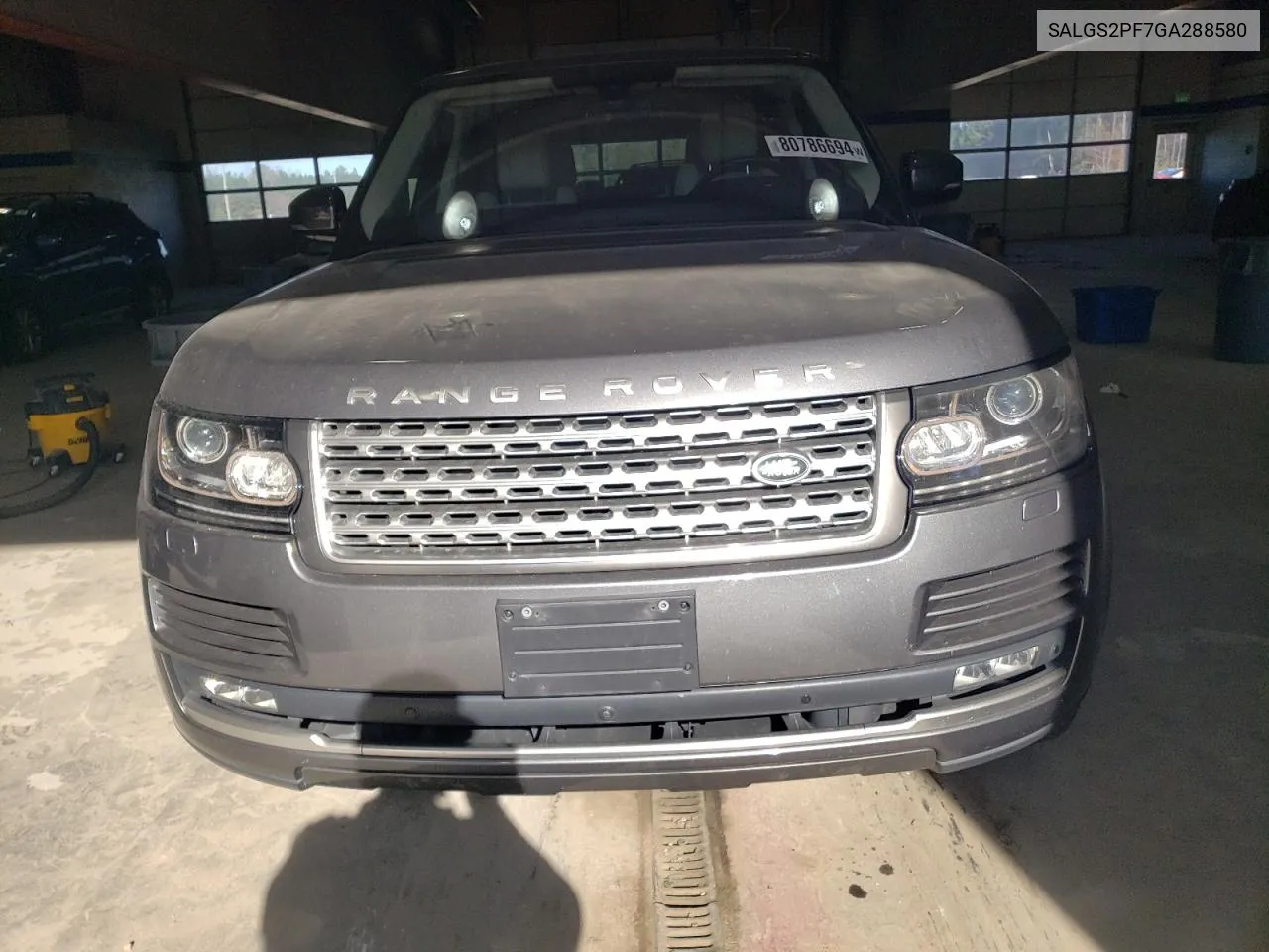 2016 Land Rover Range Rover Hse VIN: SALGS2PF7GA288580 Lot: 80786694