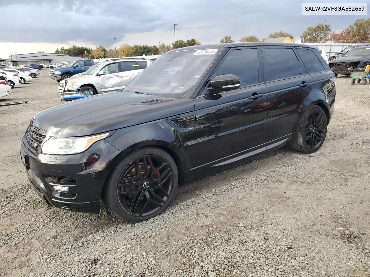 2016 Land Rover Range Rover Sport Hse VIN: SALWR2VF8GA582659 Lot: 80876844