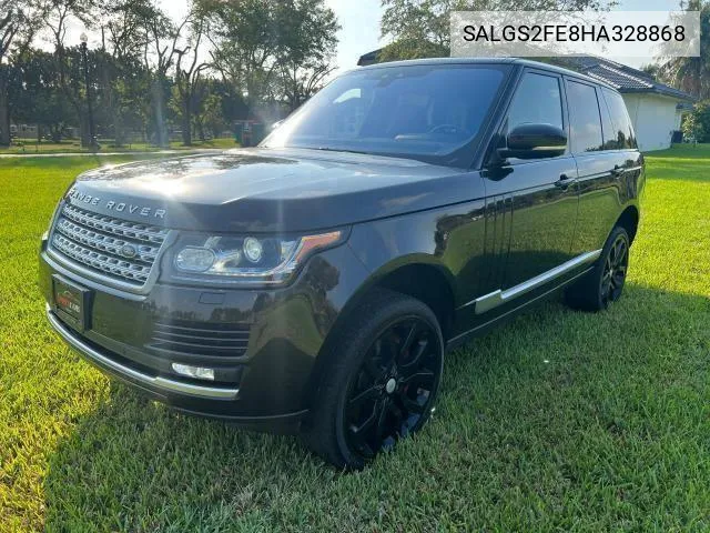 2017 Land Rover Range Rover Supercharged VIN: SALGS2FE8HA328868 Lot: 68954794