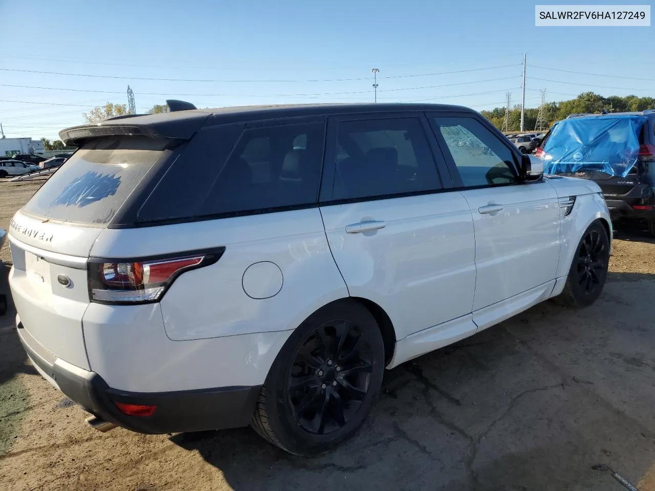 2017 Land Rover Range Rover Sport Hse VIN: SALWR2FV6HA127249 Lot: 75594794