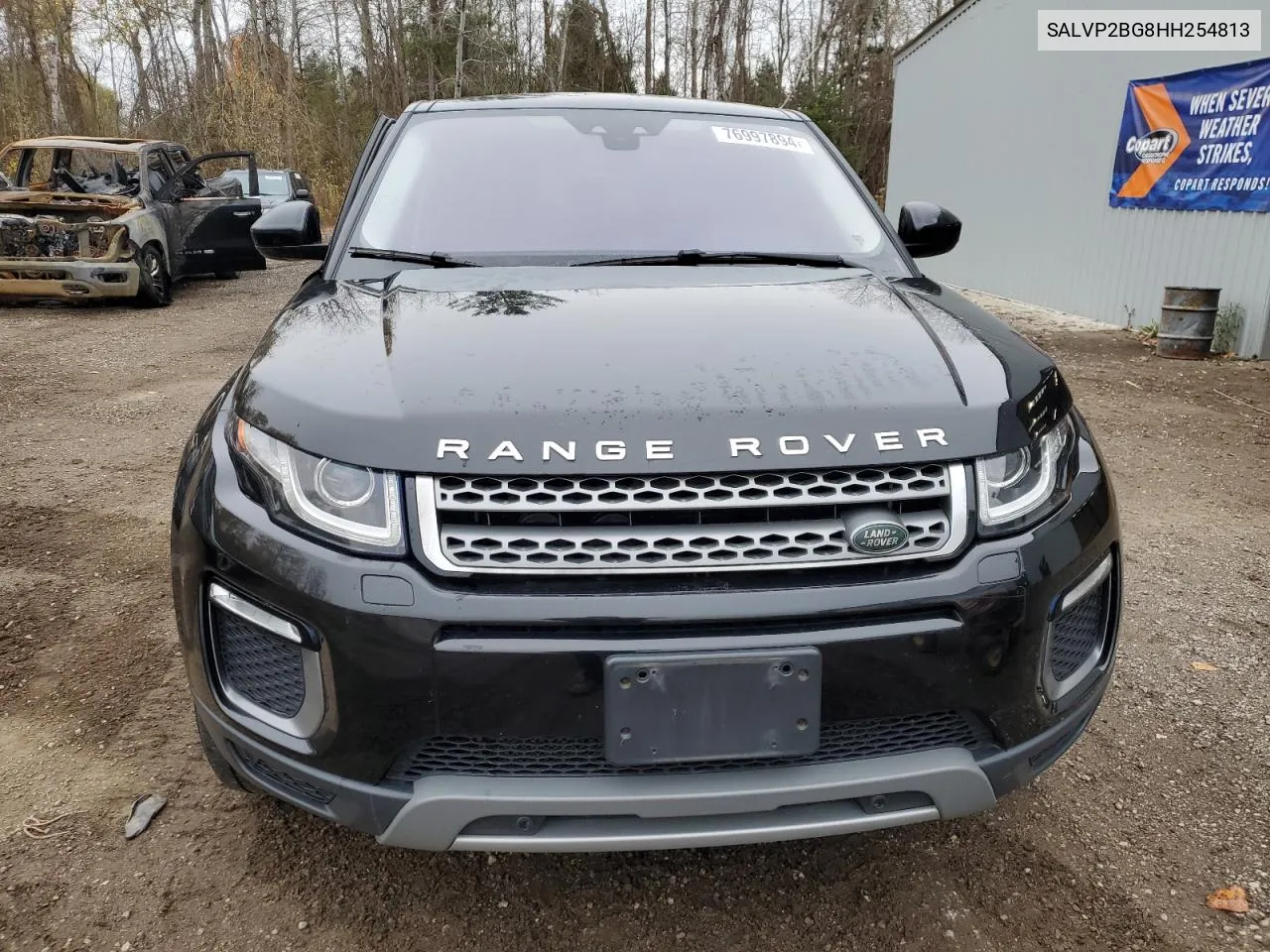 2017 Land Rover Range Rover Evoque Se VIN: SALVP2BG8HH254813 Lot: 76997894