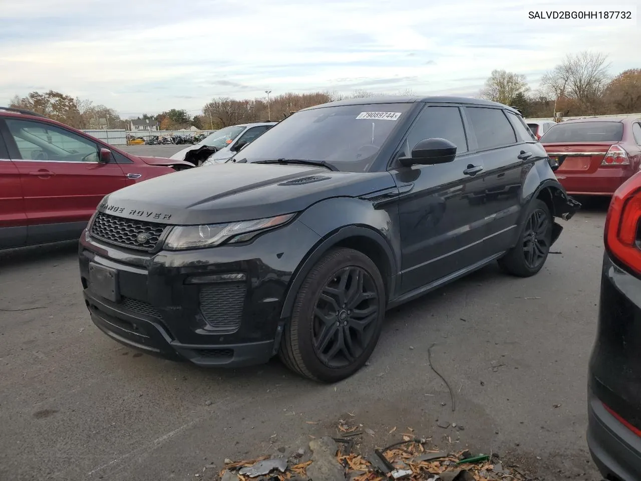 2017 Land Rover Range Rover Evoque Hse Dynamic VIN: SALVD2BG0HH187732 Lot: 79089744