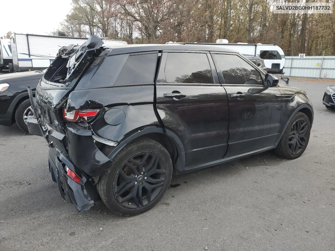 2017 Land Rover Range Rover Evoque Hse Dynamic VIN: SALVD2BG0HH187732 Lot: 79089744