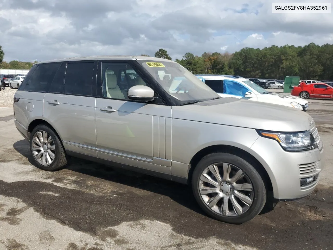 2017 Land Rover Range Rover Hse VIN: SALGS2FV8HA352961 Lot: 79189724