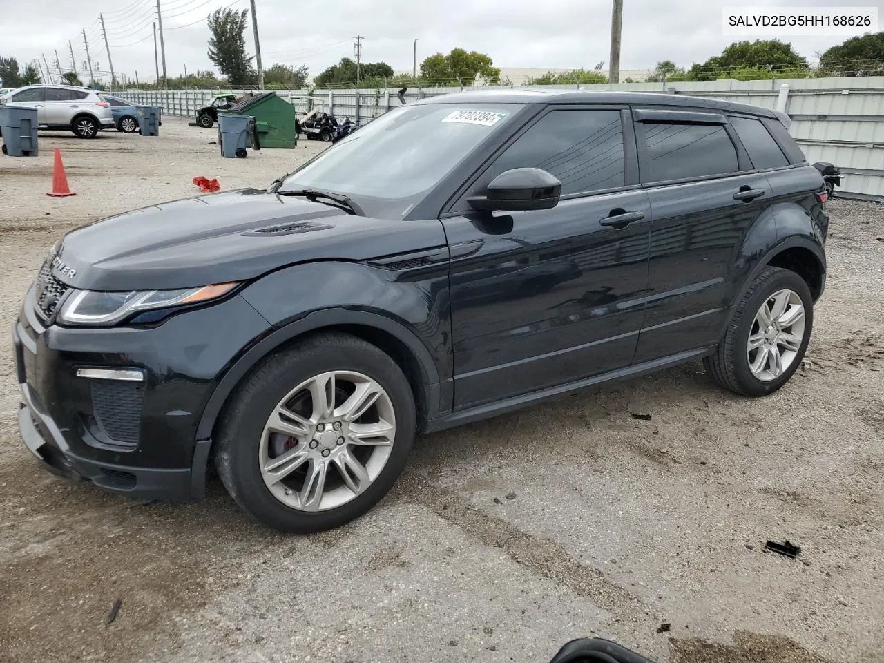 2017 Land Rover Range Rover Evoque Hse Dynamic VIN: SALVD2BG5HH168626 Lot: 79702394