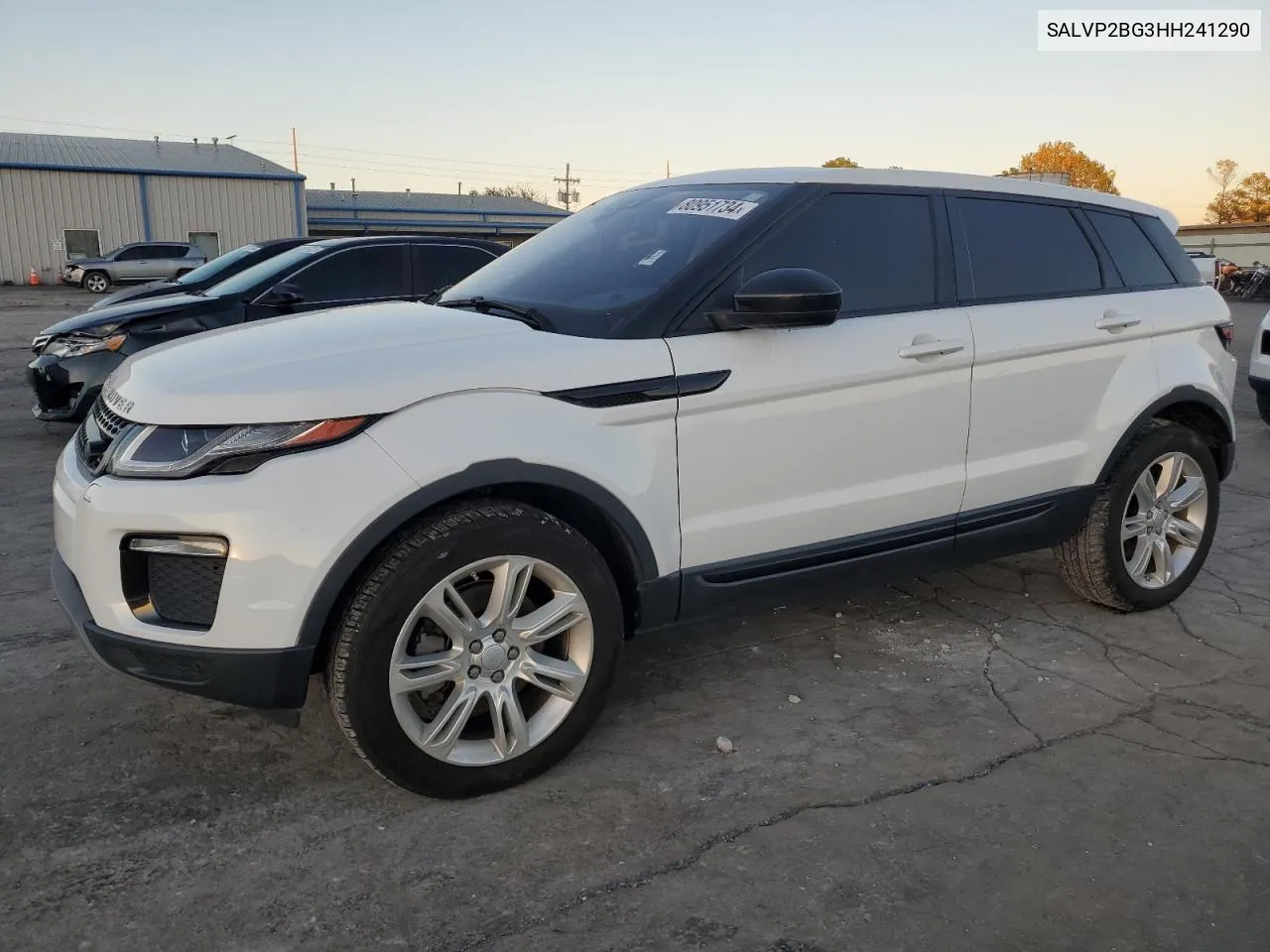 2017 Land Rover Range Rover Evoque Se VIN: SALVP2BG3HH241290 Lot: 80951734