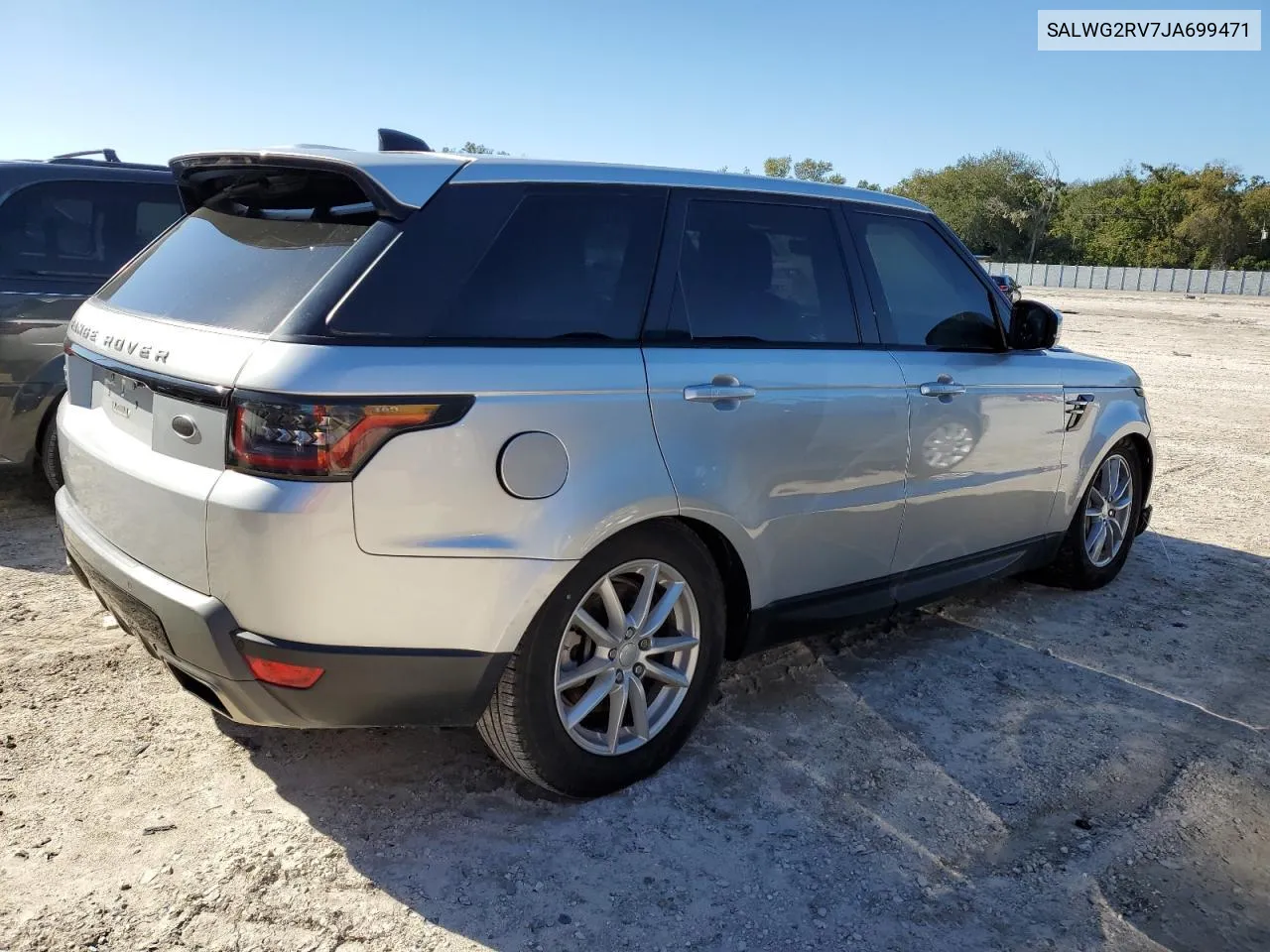 2018 Land Rover Range Rover Sport Se VIN: SALWG2RV7JA699471 Lot: 57973634