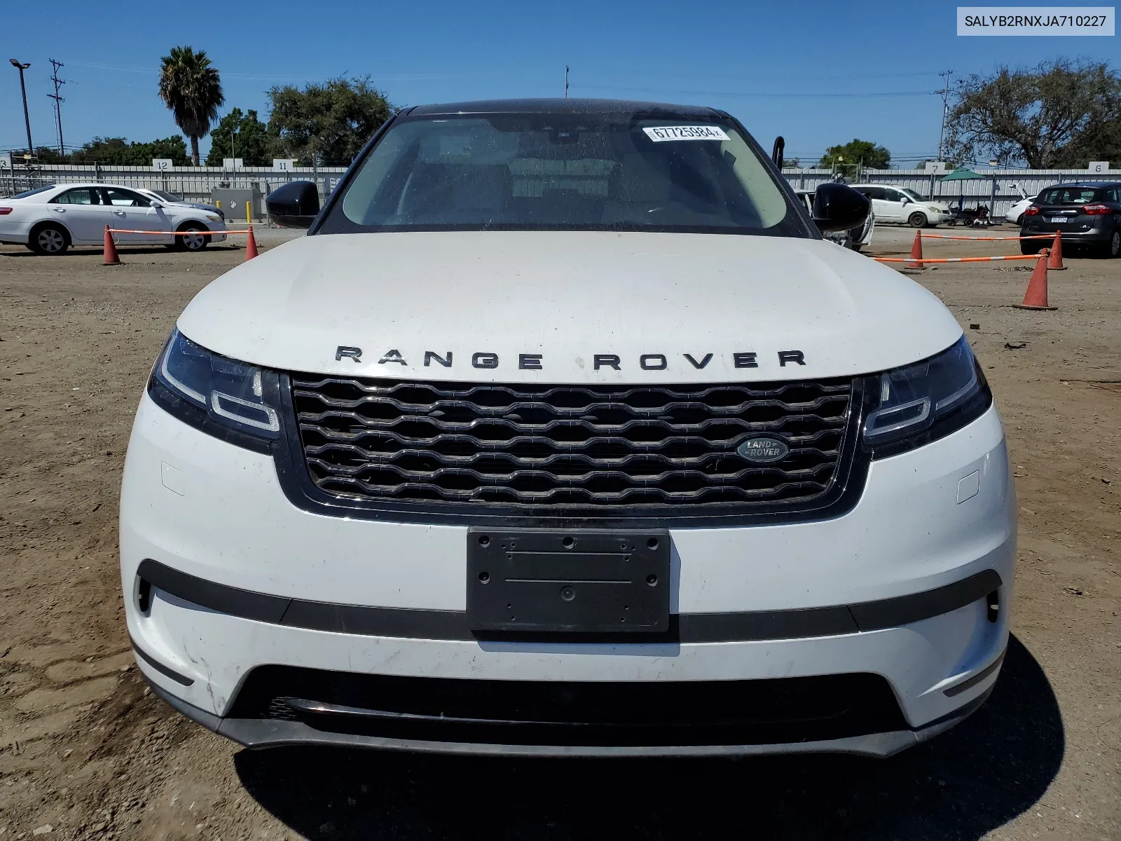 SALYB2RNXJA710227 2018 Land Rover Range Rover Velar S