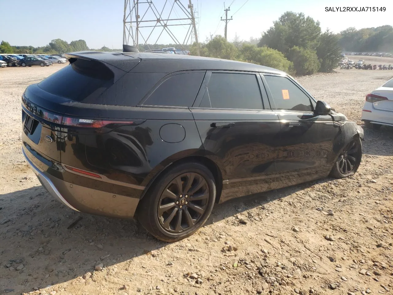 2018 Land Rover Range Rover Velar R-Dynamic Se VIN: SALYL2RXXJA715149 Lot: 70690394