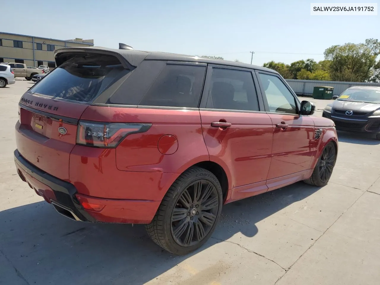 2018 Land Rover Range Rover Sport Hse Dynamic VIN: SALWV2SV6JA191752 Lot: 74431434