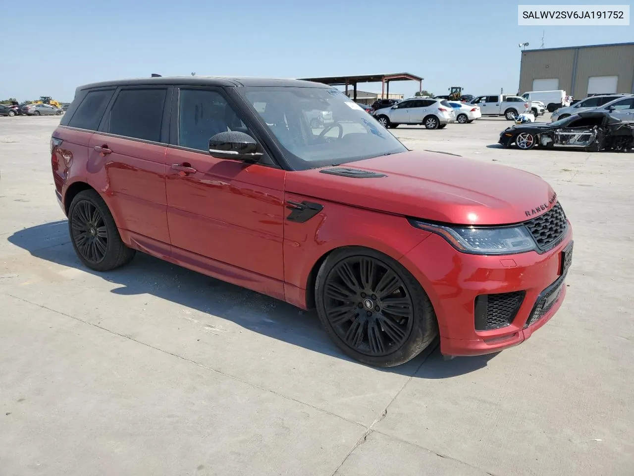 2018 Land Rover Range Rover Sport Hse Dynamic VIN: SALWV2SV6JA191752 Lot: 74431434