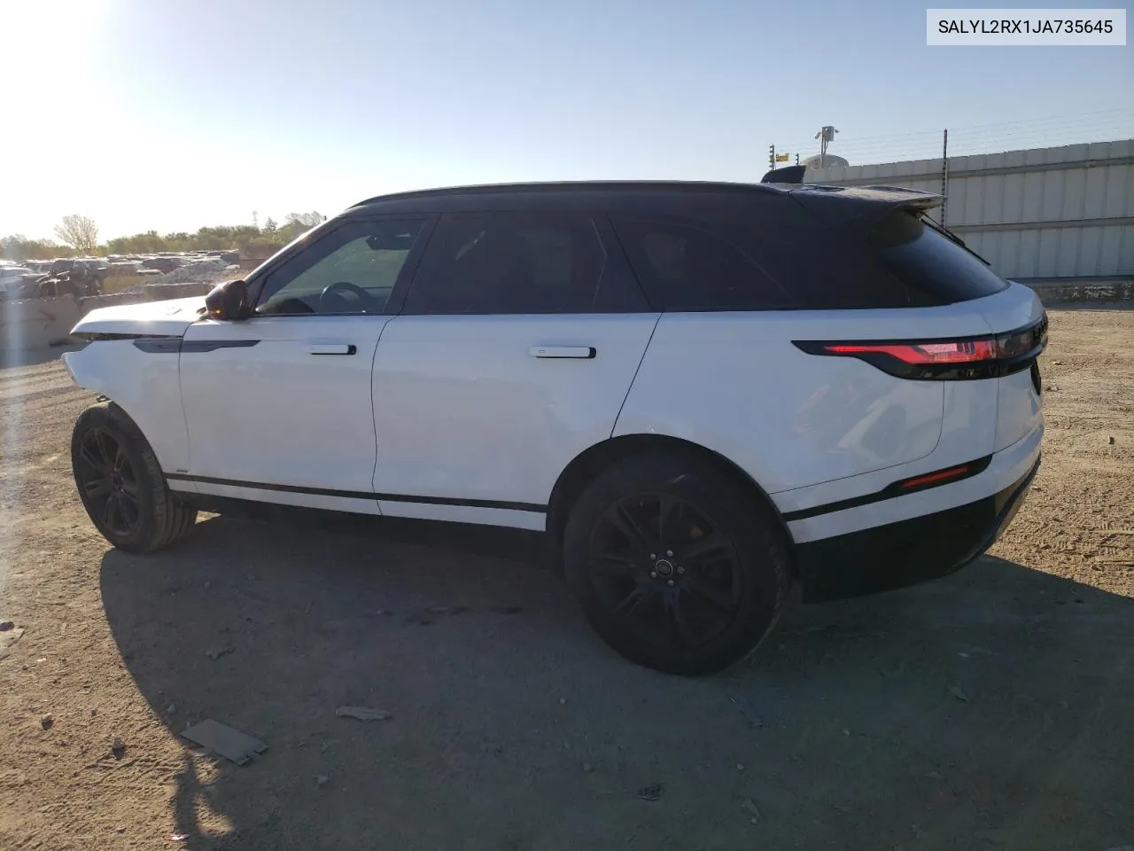 2018 Land Rover Range Rover Velar R-Dynamic Se VIN: SALYL2RX1JA735645 Lot: 75467994