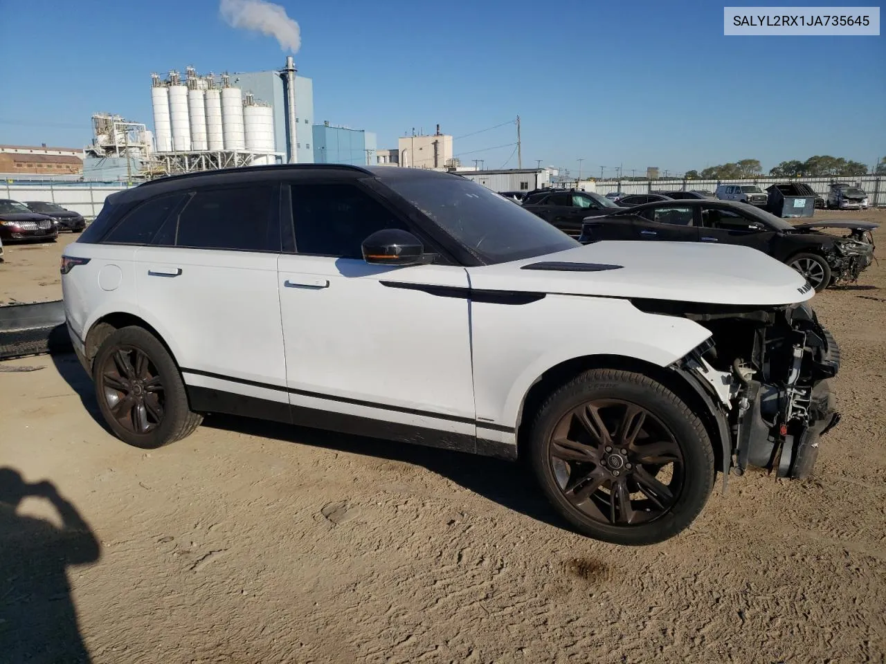 2018 Land Rover Range Rover Velar R-Dynamic Se VIN: SALYL2RX1JA735645 Lot: 75467994